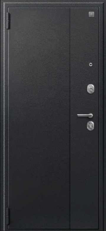 Товар Дверь A-04 черный сатин - лиственница тёмная зеркало DIS007333