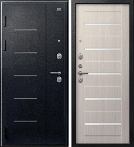 Товар Дверь V-05 Черный муар - Лиственница светлая DIS007346