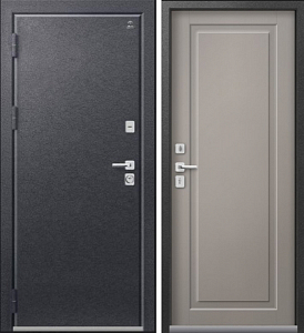Товар Дверь Термо-4 Антрацит Муар - Кашемир Грей DIS007381