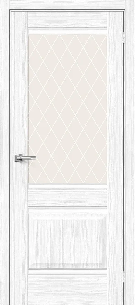Межкомнатная дверь Прима-3 Snow Melinga BR5003