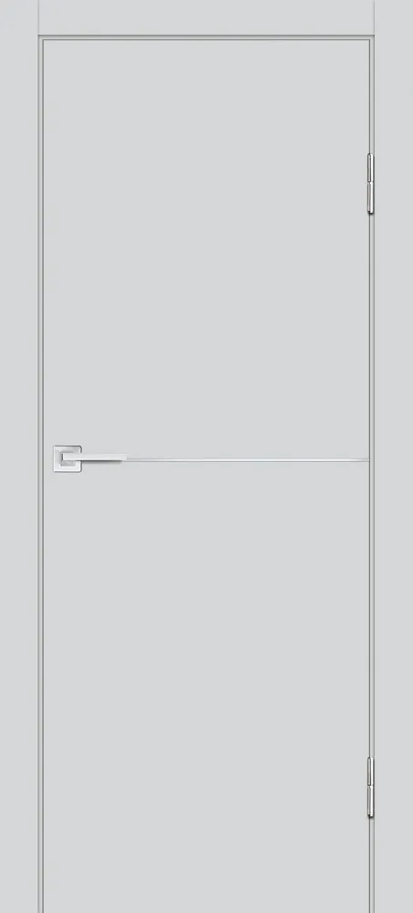 Межкомнатная дверь P-19 AL молдинг Сапфир матовый